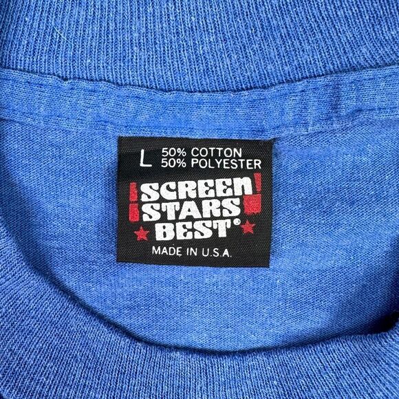 Vintage Screen Stars Yale University Crew Neck Tee - Size Large - Picture 4 of 5